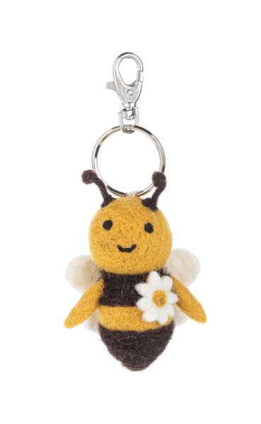 Felt Keychain - Bee