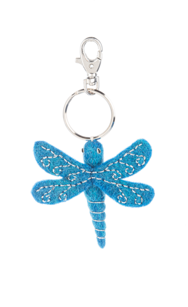 Felt Keychain - Dragonfly