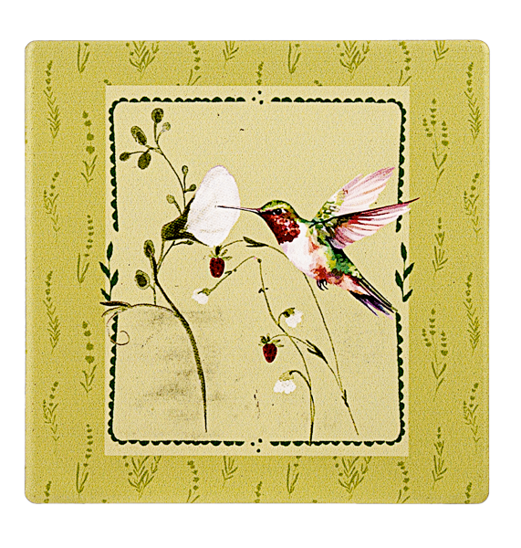 Coasters - Birdsong Ceramic/Cork Coasters (Set of 4)