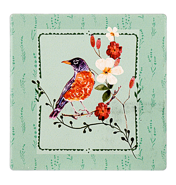 Coasters - Birdsong Ceramic/Cork Coasters (Set of 4)