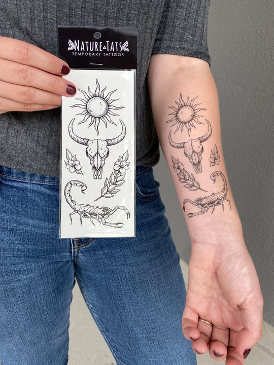 Temporary Tattoo - Sunlit South (1 pack)