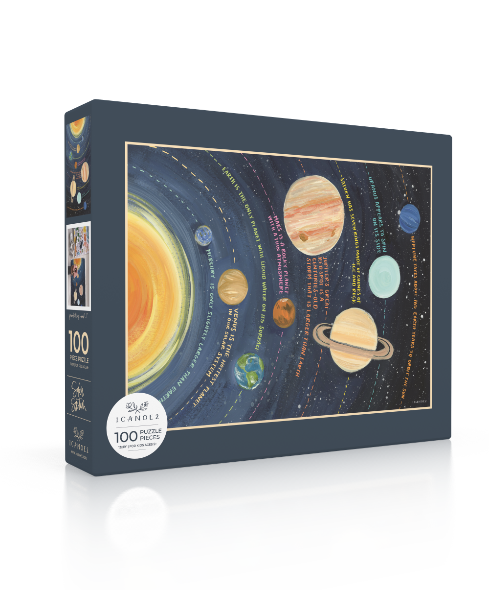 Puzzle - Solar System - 100 Piece Educational Jigsaw Puzzle for Kids