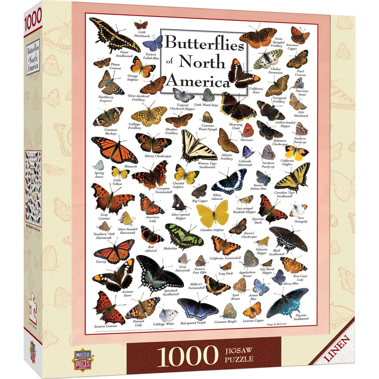 Puzzle - Field Guide - Butterflies of America (1000 Pieces)