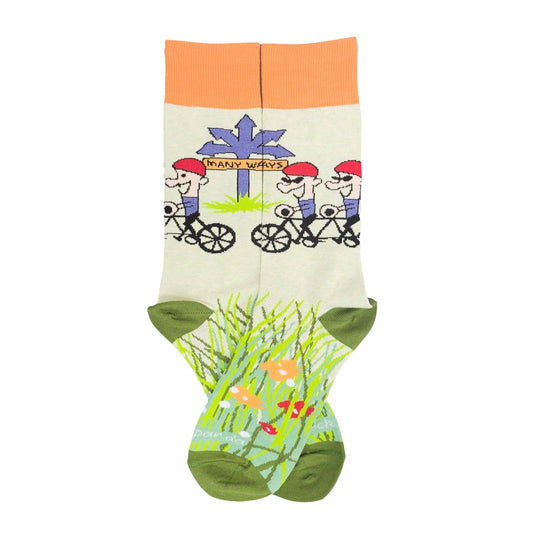 Socks - Adult Medium - Many Ways Bicycle