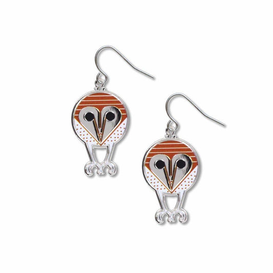 Boxed Jewelry - Charley Harper's Barn Owl Earrings