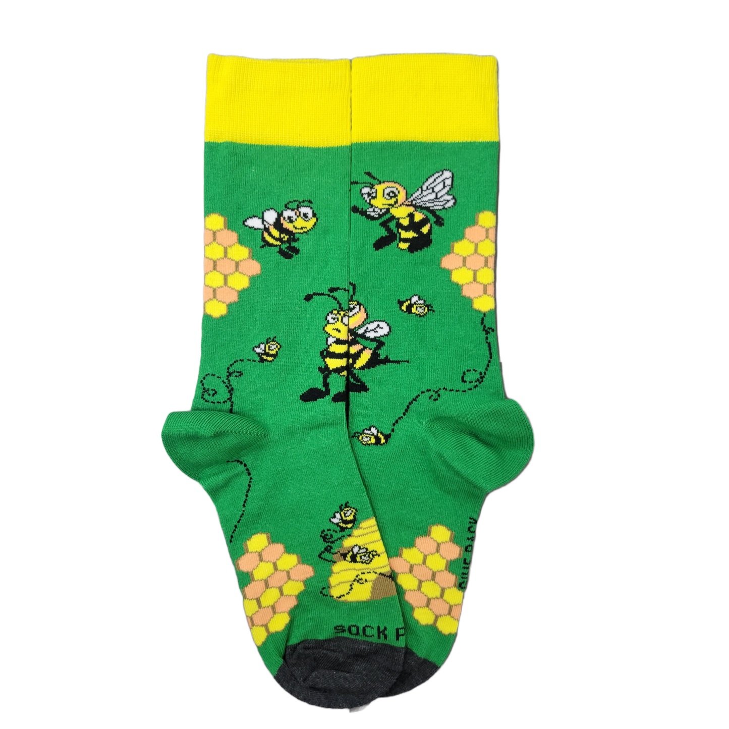 Socks - Adult Small/Tween - Busy Bees