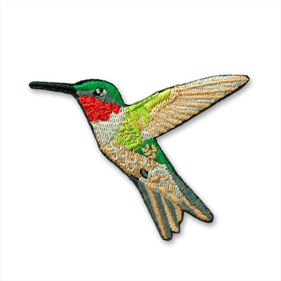 Bird Patch - Ruby-throated Hummingbird (#40 of collection)