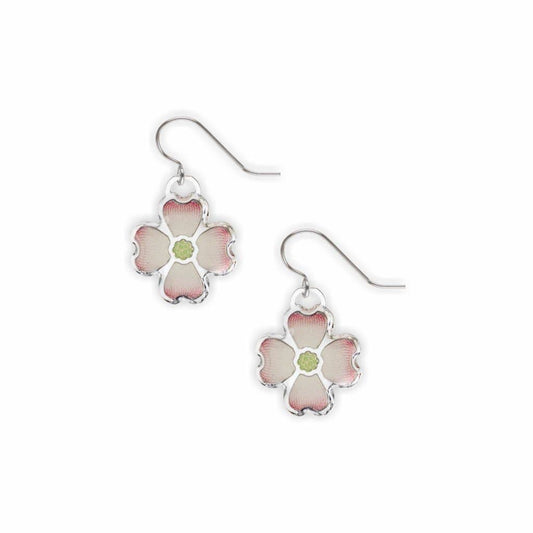 Boxed Jewelry - Dogwood Blooms - Giclee Print Domed Earrings