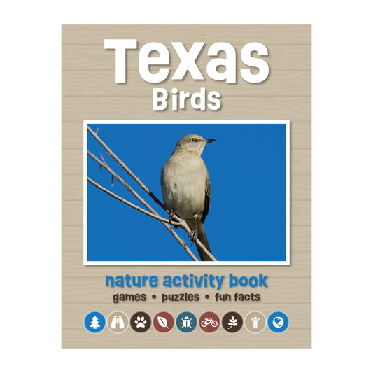 Book - Texas Birds Nature Activity Workbook for Kids (Paperback)