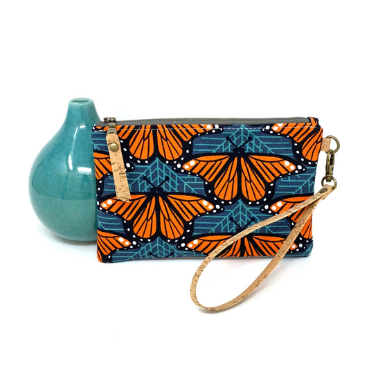 Wristlet - Organic - Charley Harper Monarch Butterfly