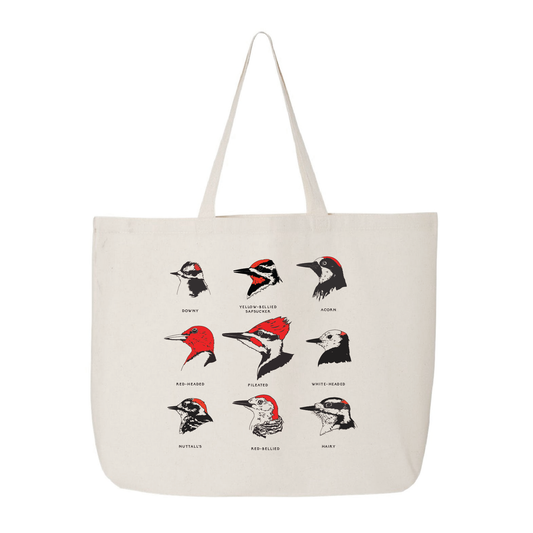 Tote Bag - Woodpecker Jumbo Tote