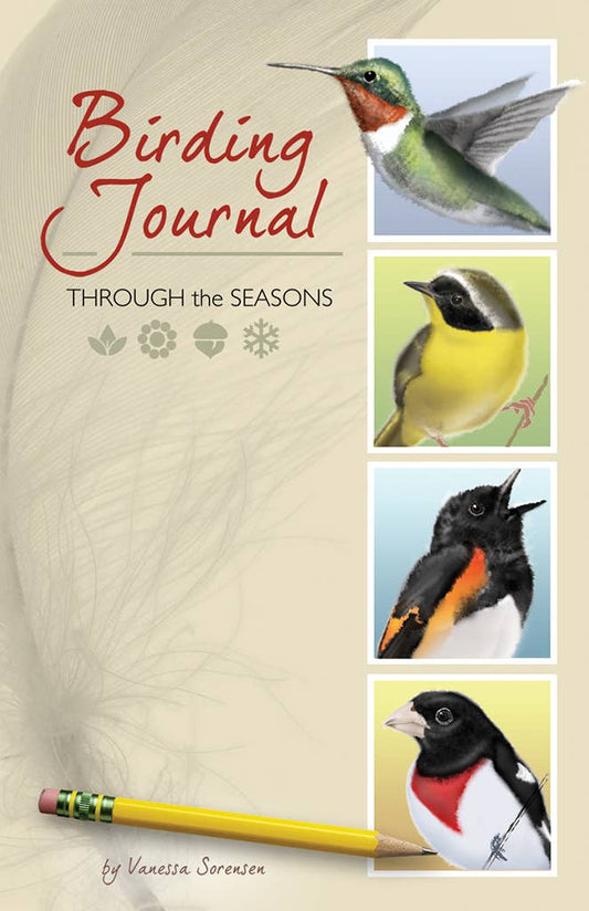 Book - Birding Journal: Through the Seasons by Vanessa Sorensen (Paperback)