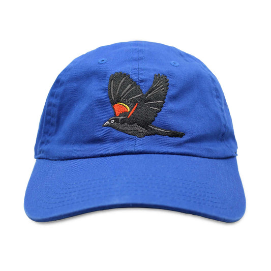 Hat - Red-winged Blackbird Washed Hat in Blue