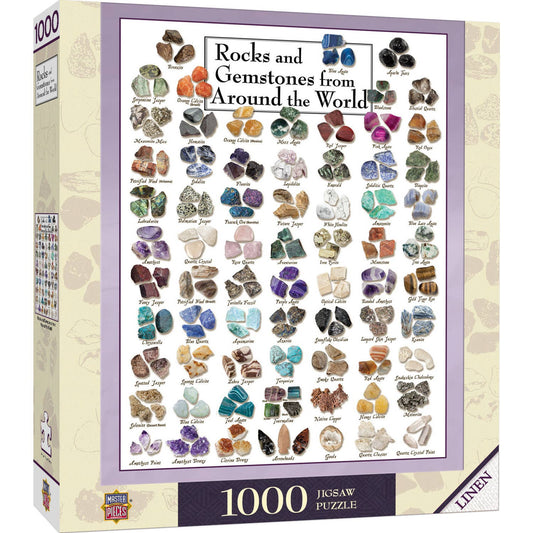 Puzzle - Field Guide - Rocks and Gemstones Around the World (1000 Pieces)