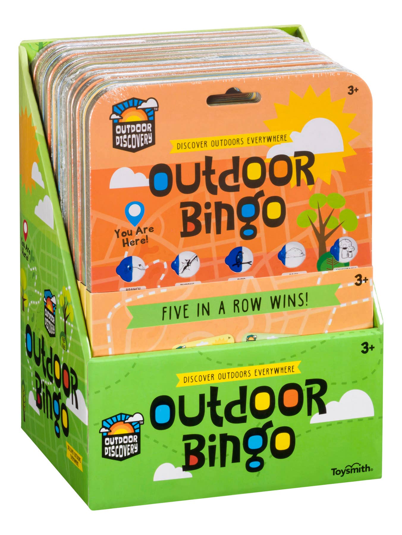 Kids - Outdoor Discovery Outdoor Bingo 4 Pack-Travel or Yard Game