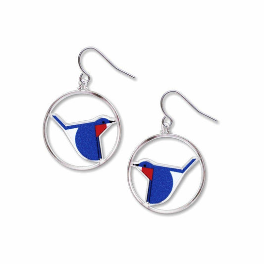 Boxed Jewelry - Charley Harper's Bluebird Earrings